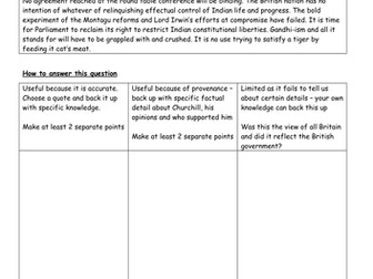 Churchill and India -for OCR A Level History