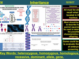 Genetic Inheritance, Inherited Disorders, Sex Determination | AQA B2 4.6 | New Spec 9-1 (2018)