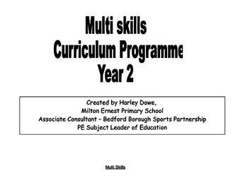 Multi Skills scheme of work for Year 2