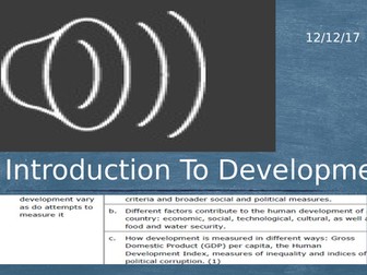 Introduction To Development