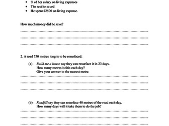 Problems for every chapter of the new GCSE course. Good for all specifications.