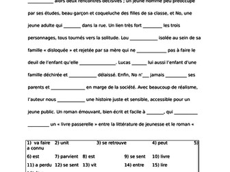 No et moi blog review with verbs removed