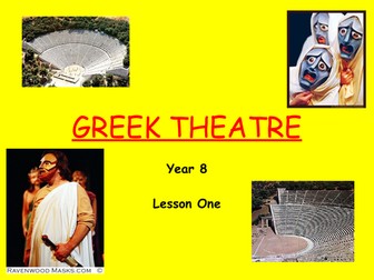 Whole term resource for Greek Theatre Ks3
