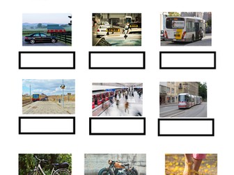 Means of transport in German