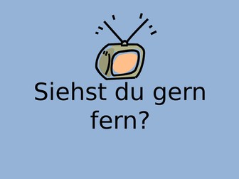 Was siehst du gern/nicht gern im Fernsehen