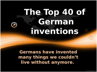Top 40 of German Inventions