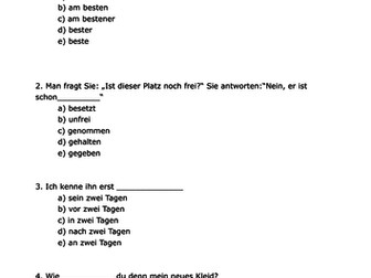 Test Your German