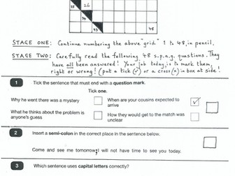 S.P.A.G. (Grammar) Revision Y6. ( Your turn to be teacher !!)