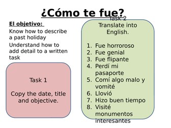 Como te fue - Holiday opinions and descriptions