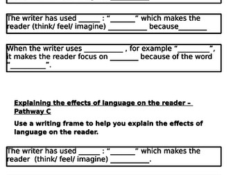 Differentiated resource for language analysis