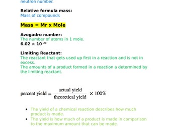 aqa gcse 9-1 chemistry revision pack : Chapter C4