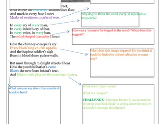 London AQA - Power and Conflict