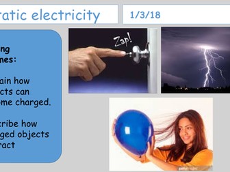 KS3 Activate Static Electricity