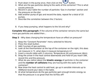 Kinetic theory and gas pressure