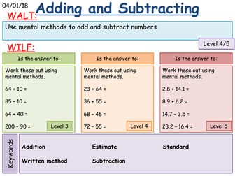 KS2/KS3 Maths: Adding and Subtracting Decimals