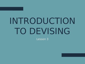 Year 7 Introduction to Drama