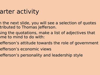 To what extent was Thomas Jefferson a successful president?