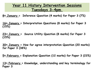 Inference Question practise for EDEXCEL GCSE History 9-1 Paper 3 USA - Vietnam War