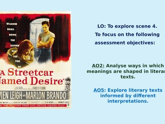 A Streetcar Named Desire - Analysis of Scene 4