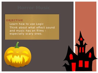 Scary Music Composition Lesson 1