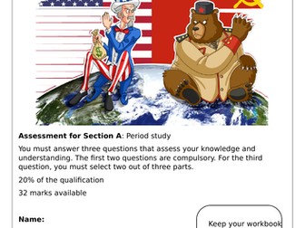 GCSE Edexcel (1-9) Cold War 1941 -91 work booklet