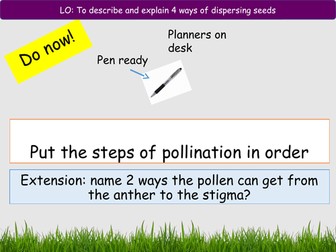 plant reproduction 5 - seed dispersal