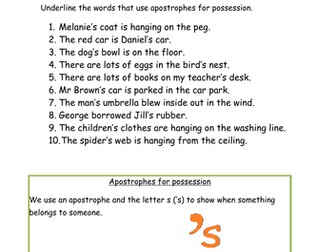 Year 3 SPAG Punctuation