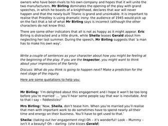 An Inspector Calls murder mystery plot introduction