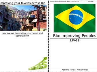Student worksheet -  Rios slums and improving housing