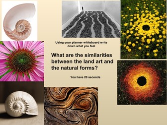 Richard Long Land Art Composition lesson