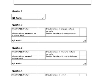 Assessment Packs: AQA GCSE English Language (8700)