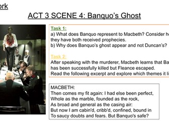 Macbeth Act 3 Sc 4 Banquo's Ghost