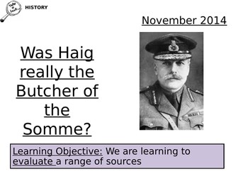 Was Haig the Butcher of the Somme?