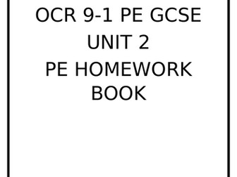 OCR 9-1 PE - Homework Booklets - Lesson Recaps