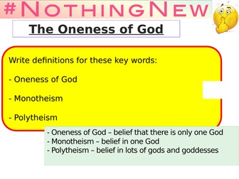 AQA GCSE Religious Studies Spec A - The Trinity (Christianity)