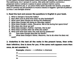 Talking about family and hobbies