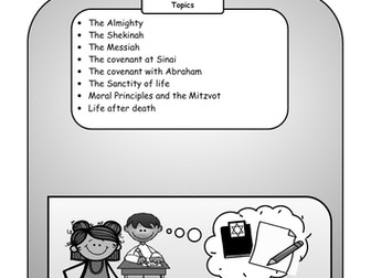 Judaism beliefs revision and work book