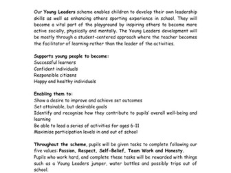Young Leader Scheme KS2