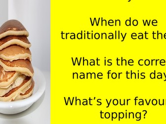 Shrove Tuesday, Ash Wednesday and Lent - Assembly