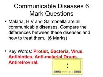 AQA Biology Unit 3 Infection and Response 6 MArk Questions and Answers