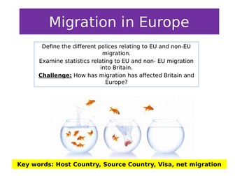 AQA Britain: Migration, Empire and the People. Migration in Europe