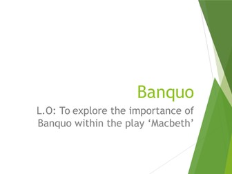Banquo in Macbeth