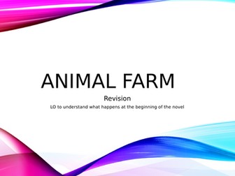 Animal Farm GCSE revision power points