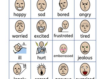 Feelings / emotions activity for social skills