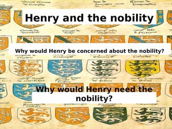 Covers Henry VII and his relationship with English nobility