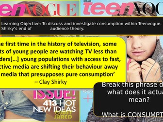 TeenVogue CSP AQA - introduction to audience New Spec