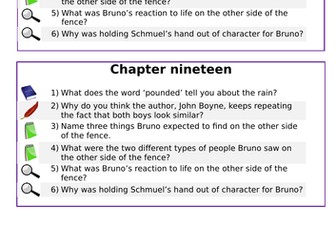 KS2 - Year 6 - SATs- Teaching of Reading - Boy in Striped Pyjamas - Chapter 19
