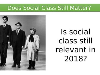 Does Social Class Still Matter