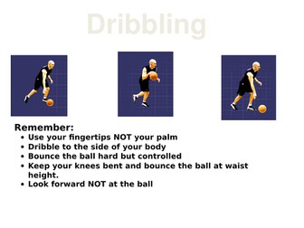 Basketball basic skills cards