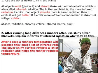 More On Infrared Radiation Homework